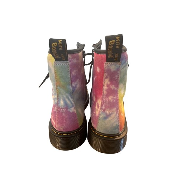 Dr. Martens 1460 Tie-Dye Lace-Up Boots Women’s Size 6 Colorful Suede - Picture 9 of 11